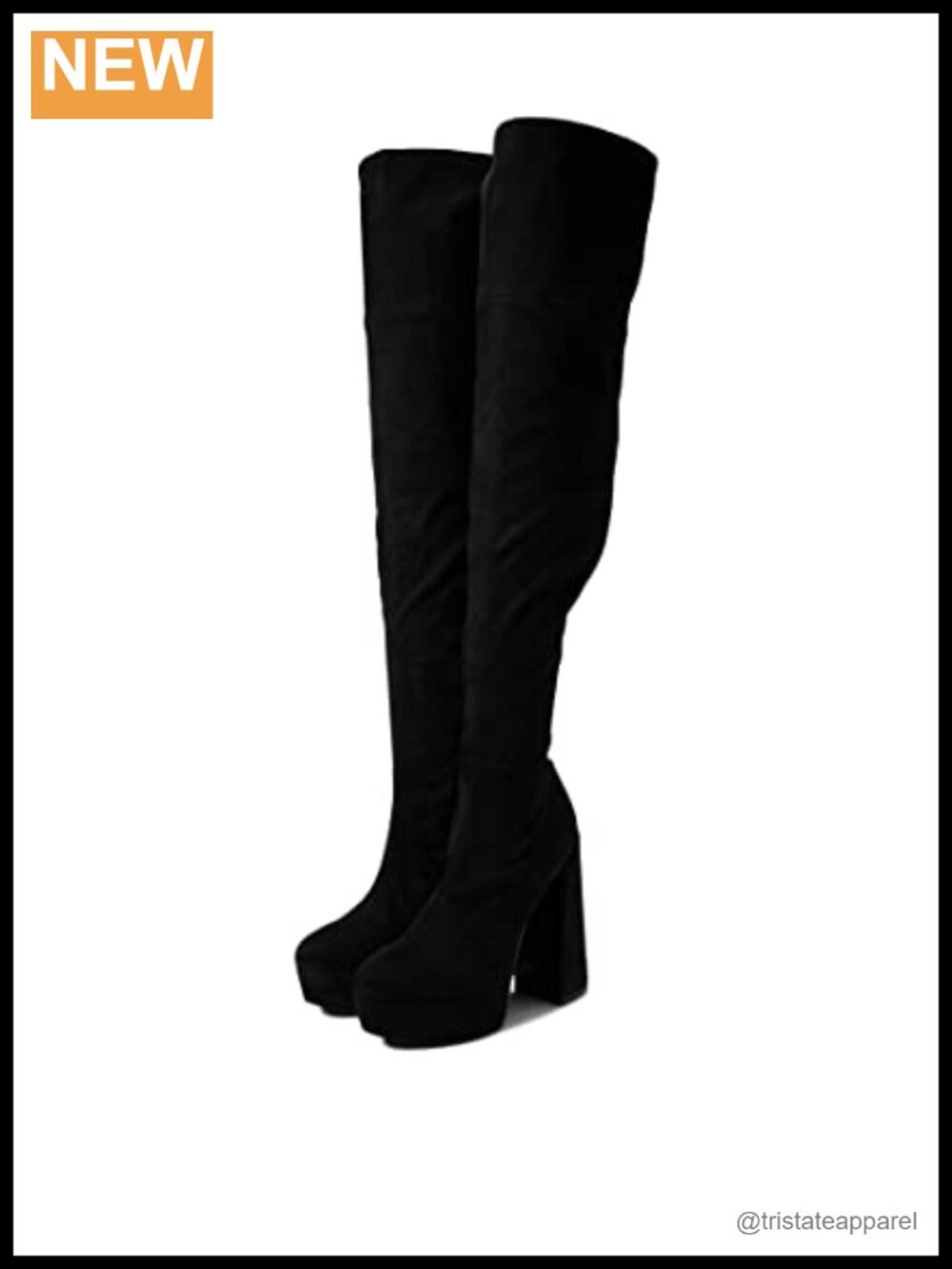 GUESS Women's Over-the-Knee Block Heel Boots Zip Closure
